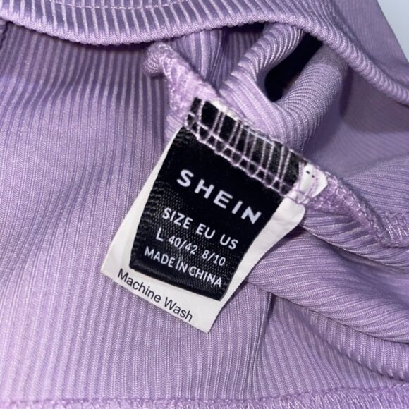 Shein Cropped Wrap Top - Picture 3 of 4